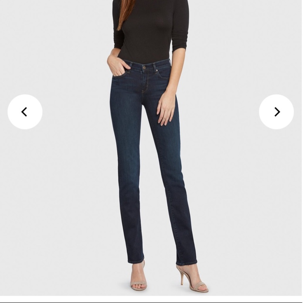 Principle Denim straight leg dark wash jeans